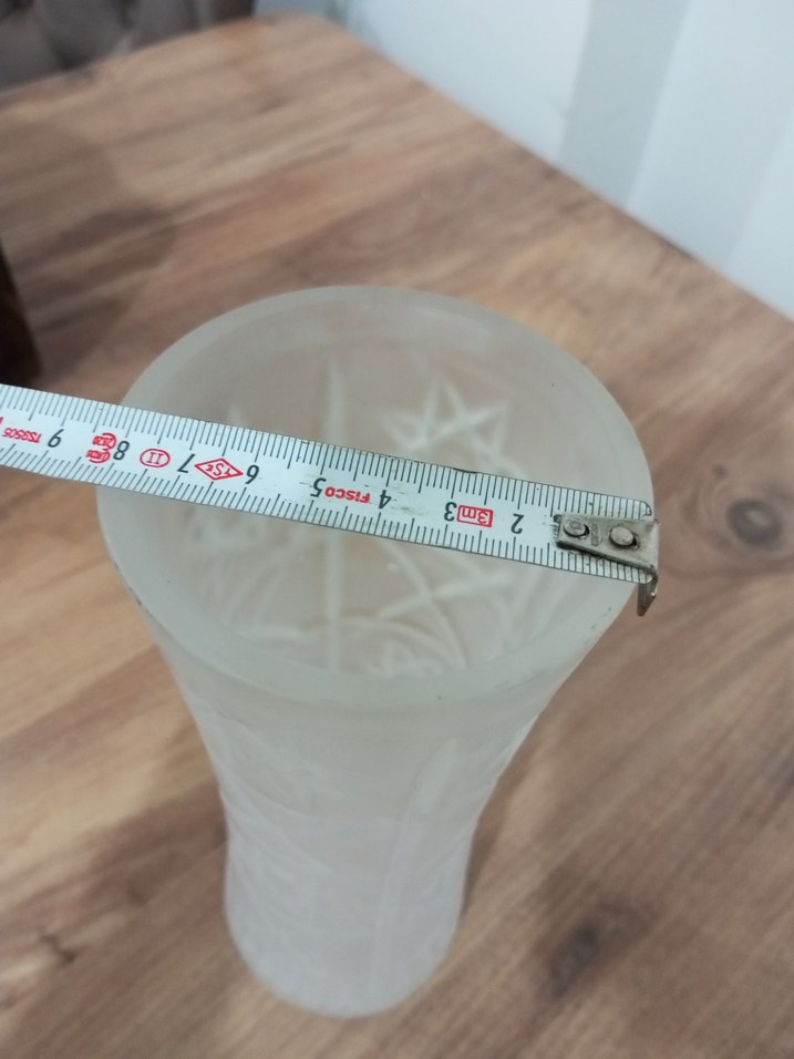 Beyaz Desenli Vazolu Dekoratif Vazo - Görsel 4