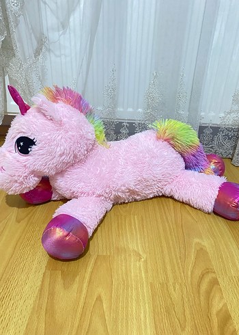 Renkli Yumuşak Pembe Unicorn Peluş Oyuncak