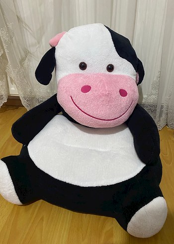 Renkli Büyük Peluş İnek Oyuncak