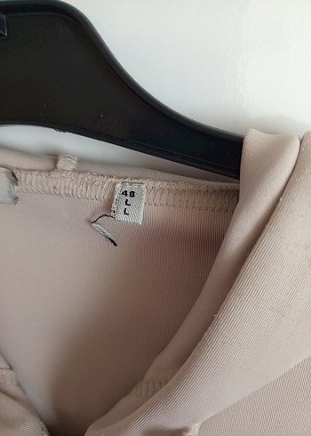 Bej Kapüşonlu Fermuarlı Kadın Ceket - Görsel 7