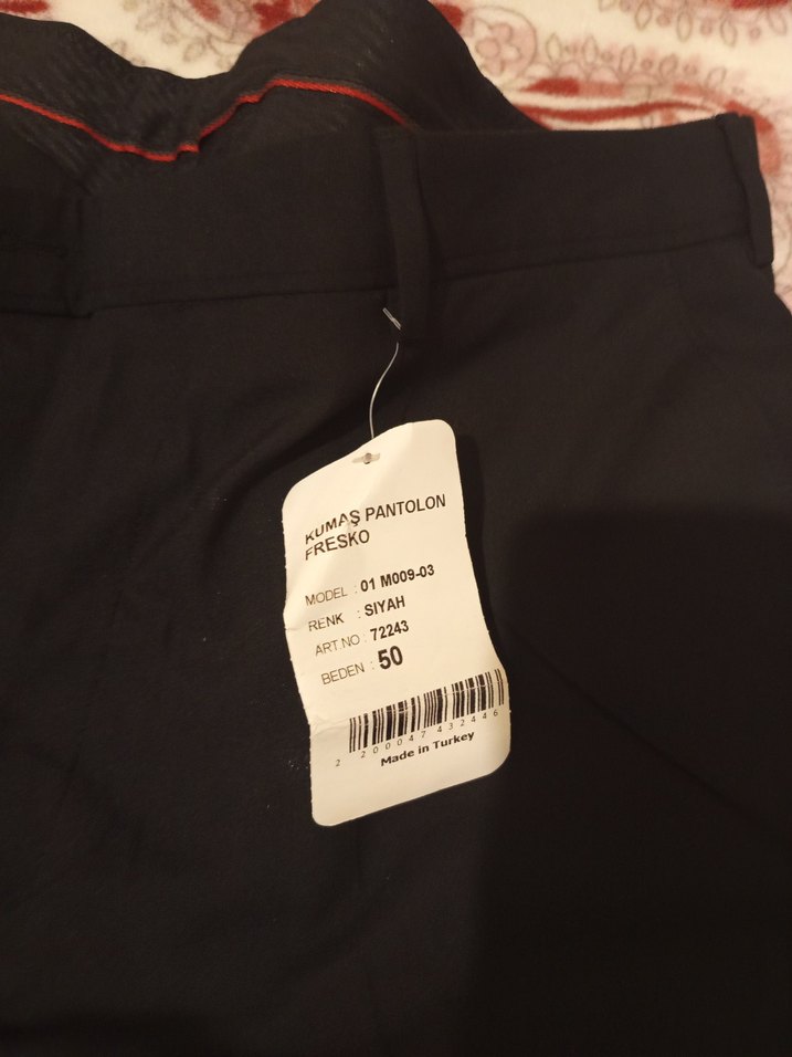 siyah erkek pantolonu - Görsel 2