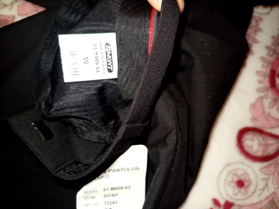 siyah erkek pantolonu - Görsel 3