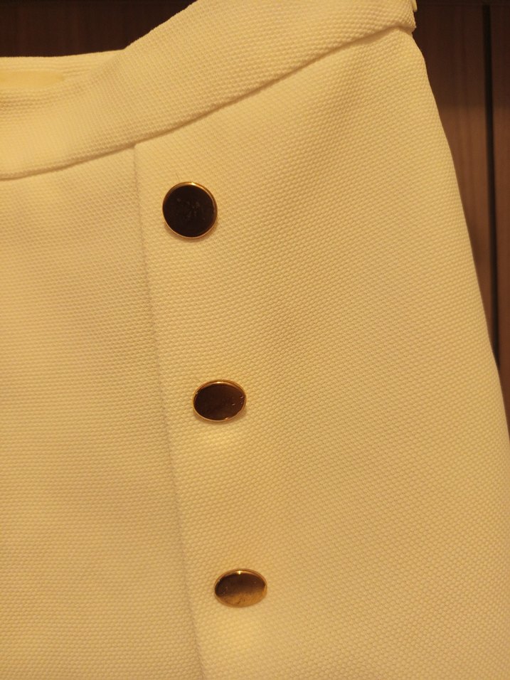 Yargıcı Mini Etek, Düğmeli, Rahat Kesim - Görsel 3