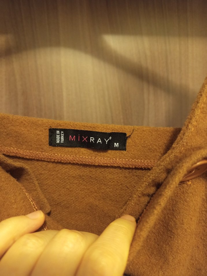 Kahverengi Süet Midi Kısa Salopet - Görsel 3