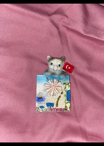  Beden Bodrum Temalı Kedi Magnet