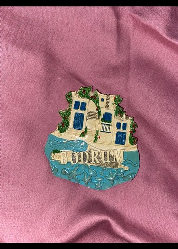 Beden Bodrum Temalı Pastel Mavi Magnet