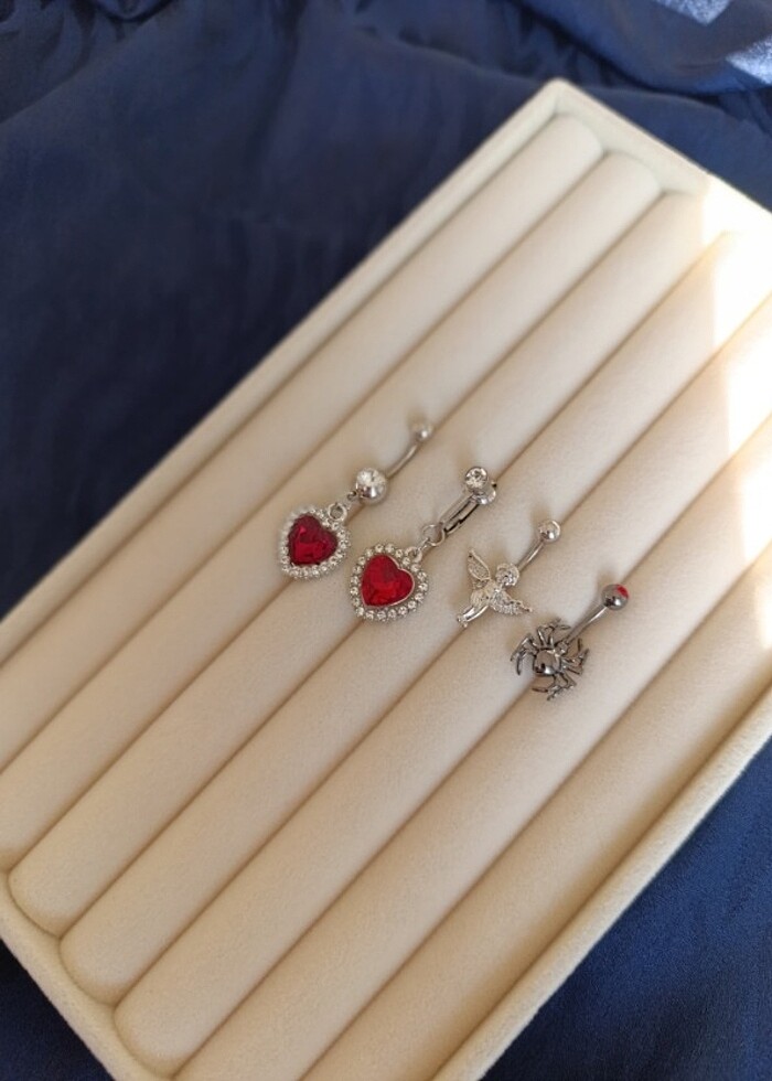 Çelik Göbek Piercing  - Görsel 3