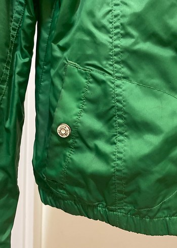 LOFT MARKA YEŞİL RÜZGARLIK&YAĞMURLUK Fermuarlı Kadın Ceket - Görsel 3