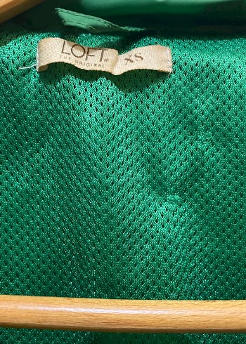 LOFT MARKA YEŞİL RÜZGARLIK&YAĞMURLUK Fermuarlı Kadın Ceket - Görsel 6