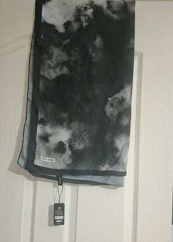 yeşil renkli şal - Görsel 2