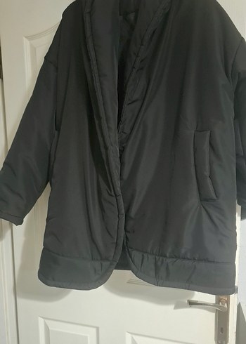 Siyah Midi Kadın mont - Görsel 3