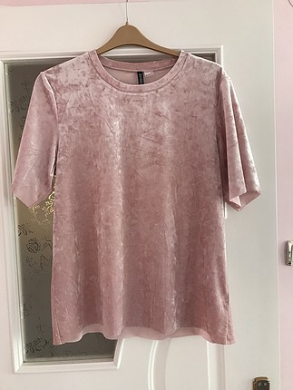 H&M Kadife Tshirt