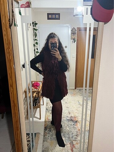 m Beden bordo Renk Yelek meşhur teddy