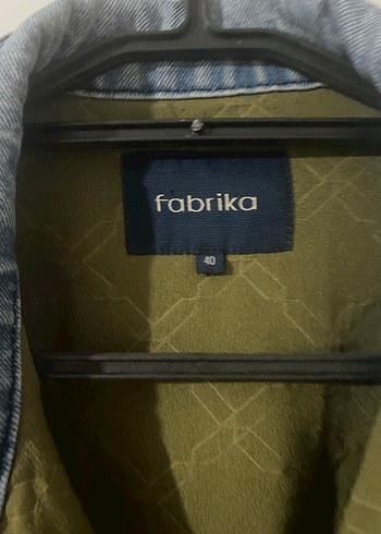 Düğmeli Yeşil Mavi Kadın Denim Ceket - Görsel 2