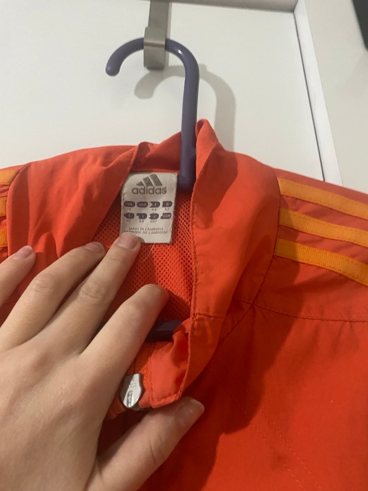 Kadın Kırmızı Fermuarlı Spor Ceket - Görsel 3