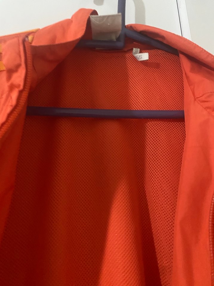 Kadın Kırmızı Fermuarlı Spor Ceket - Görsel 4