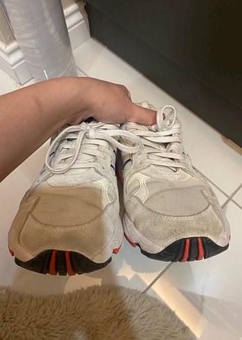 Beyaz Bağcıklı Spor Kadın Sneakers - Görsel 8