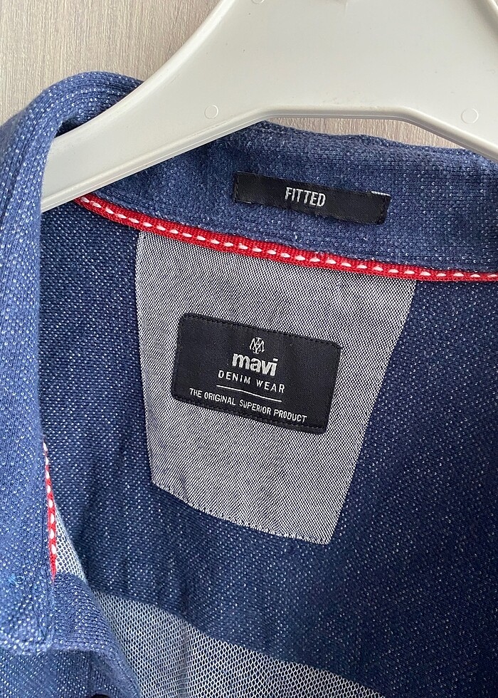 Mavi jean gömlek - Görsel 3