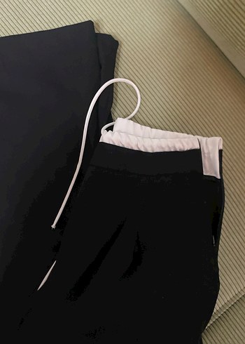 Zara siyah kumaş pantolon - Görsel 5