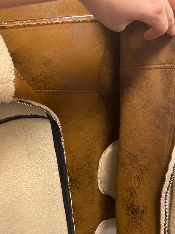 Kadın Bej Kürklü  Ceket - Görsel 3