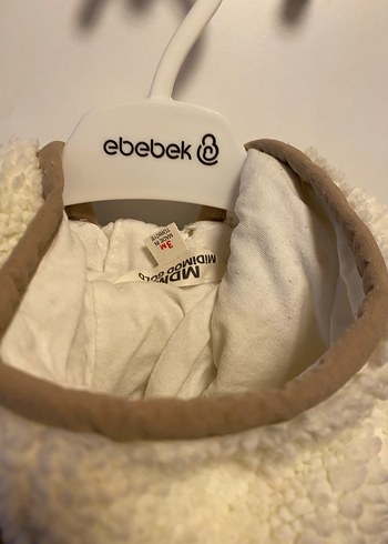 Bej Kürklü Bebek astronot Tulumu - Görsel 4