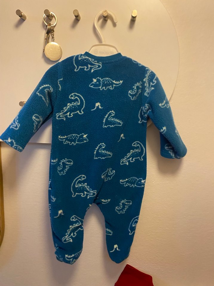 E bebek dinozorlu Bebek Tulumu - Görsel 5