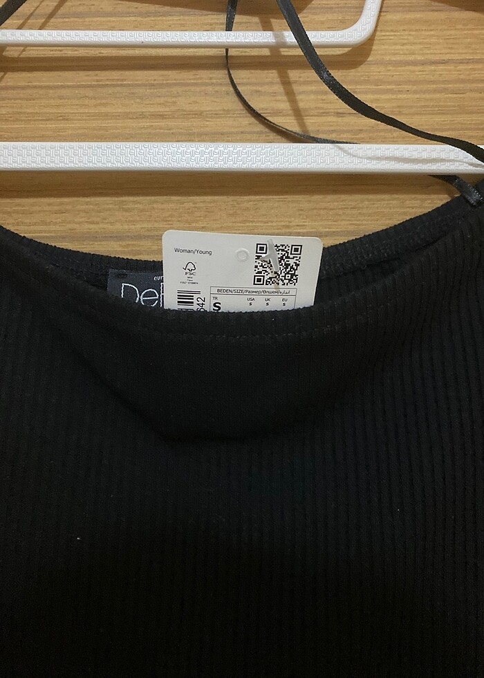 Defacto kadın siyah elbise - Görsel 2