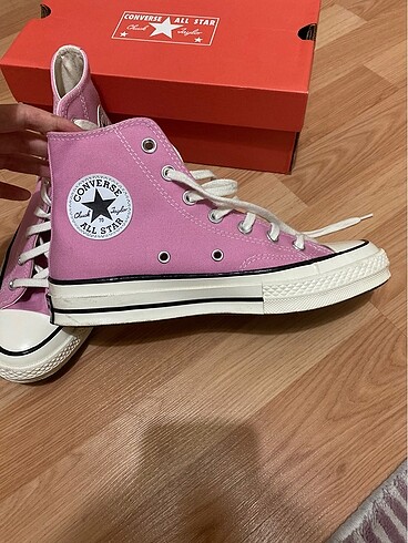 38 Beden pembe chuck 70 converse ayakkabı