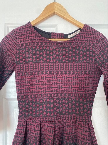 s Beden Pull and Bear Bordo Elbise