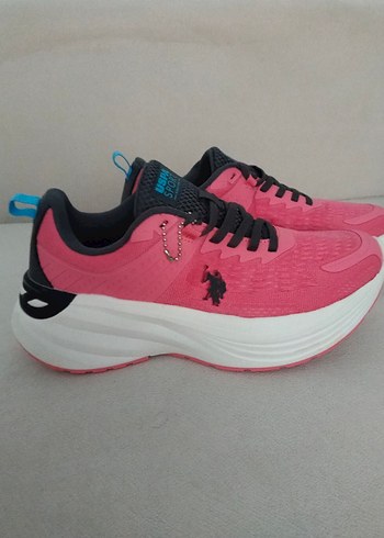 U.S Polo Assn. Polo Pembe Bağcıklı Spor Ayakkabı