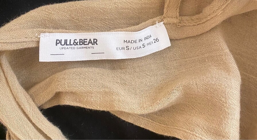 s Beden camel Renk Pull&bear crop