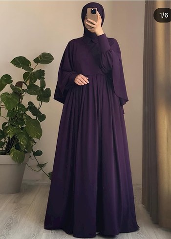 Mürdüm elbise -ferace