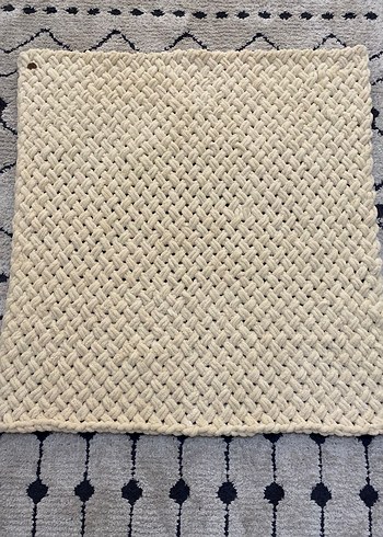 Bebek Örgü Beyaz Battaniye - Görsel 4