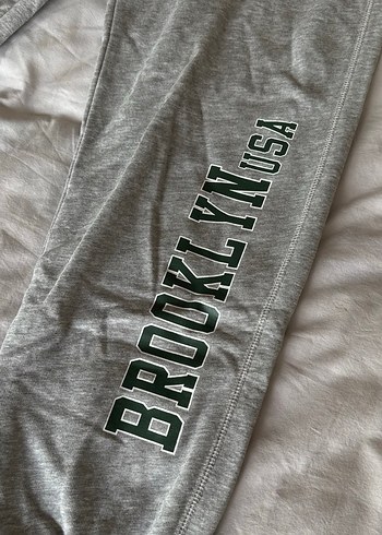 Gri Baskılı Kadın Eşofman Altı - Görsel 5