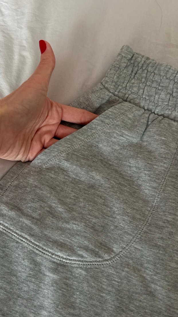 Gri Baskılı Kadın Eşofman Altı - Görsel 4