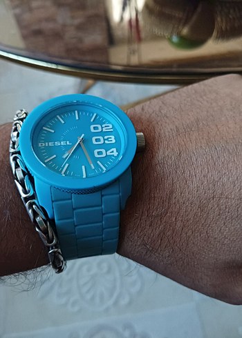 Turkuaz Renkli Erkek Diesel Kol Saati - Görsel 4