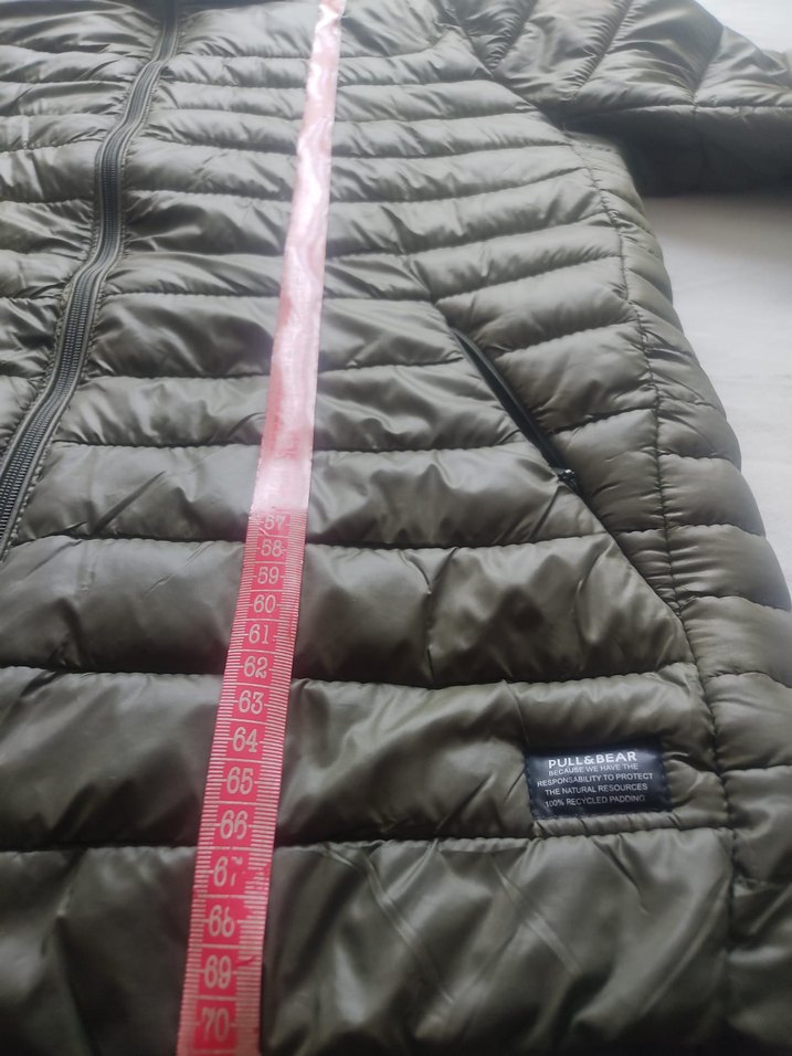 Erkek pull and bear haki mont - Görsel 4