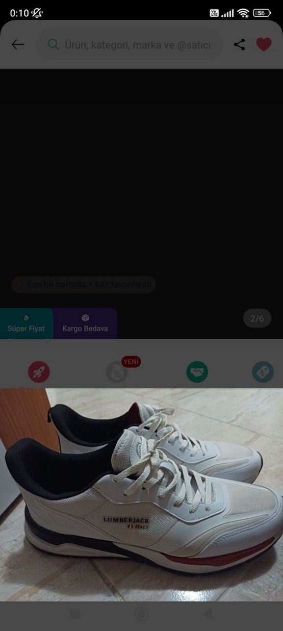 Lumberjack Beyaz Erkek Spor Ayakkabı - Görsel 2