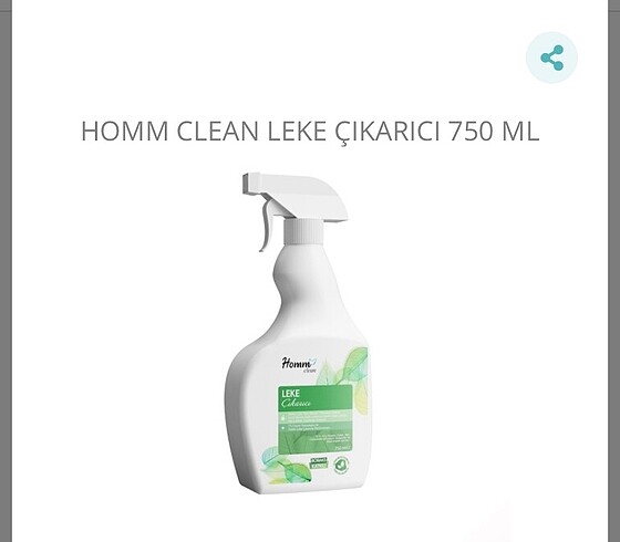 Homm leke çıkarıcı sprey