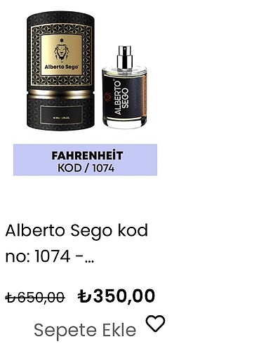 Diğer Alberto Sego Dior Fahrenheit