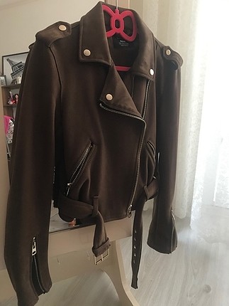 Zara Zara model Suet Biker ceket