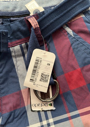 Defacto Kemerli Şort - Görsel 2