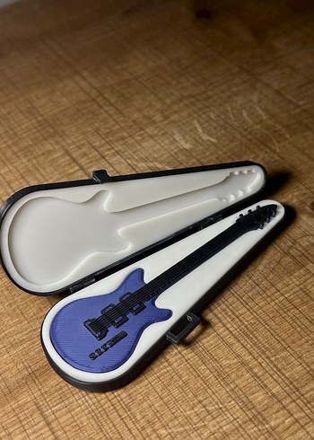 MİNİ ELEKTRO GİTAR FİGÜRÜ (KILIFLI) - Görsel 3