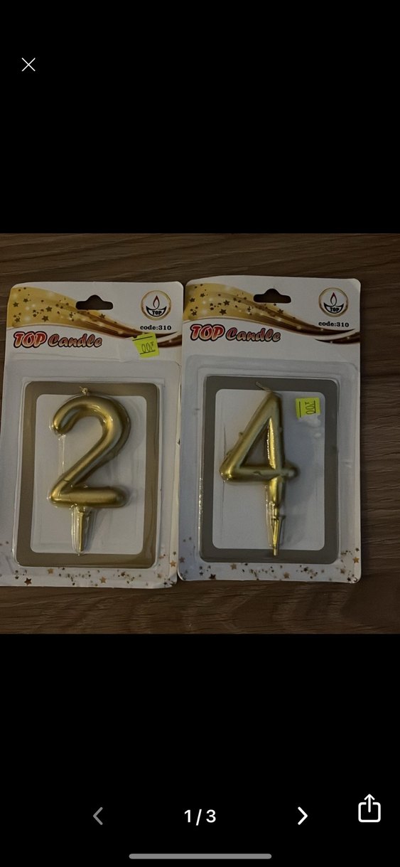 Harfli mum - Görsel 2