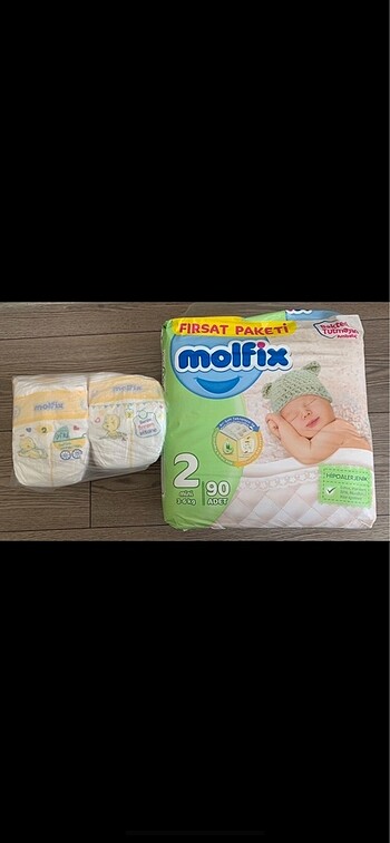 Molfix bebek bezi 2 numara