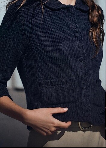 Zara Zara 3/4 kollu triko hırka