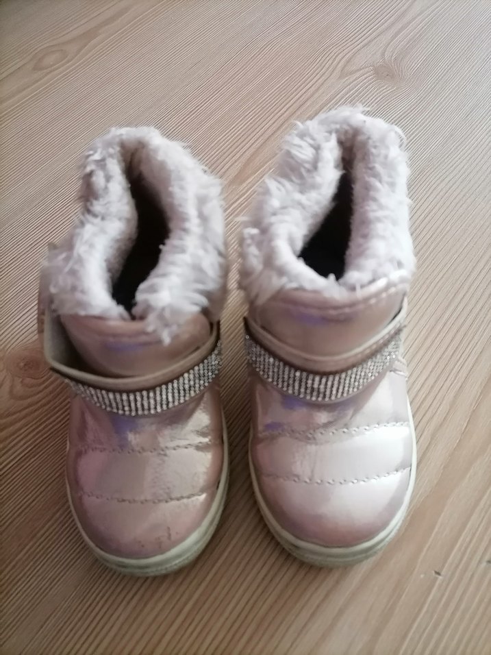 Pembe Kürklü Kız Çocuk Botu - Görsel 4