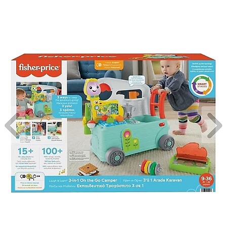 Fisher Price Fisher price yürüme arkadaşı karavan3in1