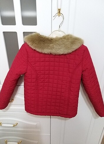 6 Yaş Beden kırmızı Renk kız çocuk ceket