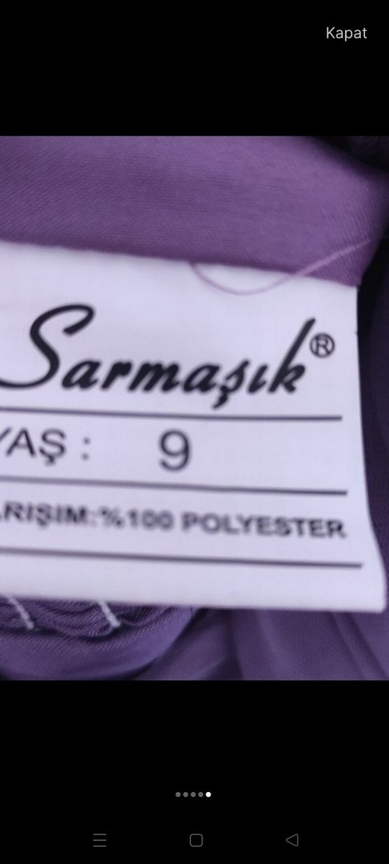 tarlatanlı çocuk gelinlik 9 yaş - Görsel 3